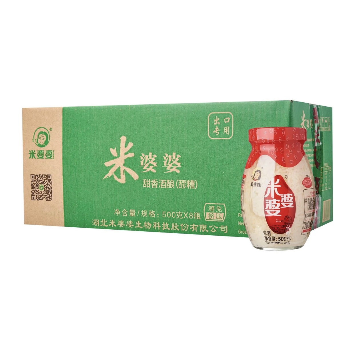 米婆婆甜香酒酿500g 整箱